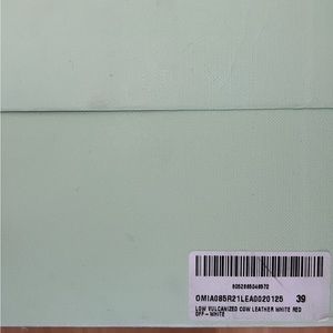 Off white shoes size 39 red and white very good condition worn once